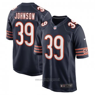 Maglia NFL Game Chicago Bears Quindell Johnson Blu