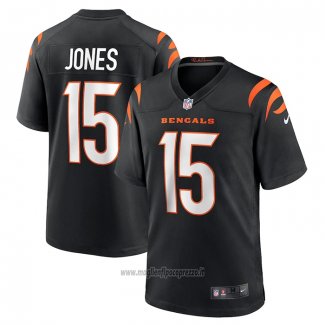 Maglia NFL Game Cincinnati Bengals Charlie Jones Nero
