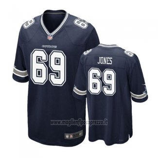 Maglia NFL Game Dallas Cowboys Jarron Jones Blu