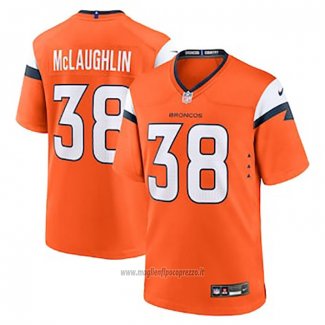 Maglia NFL Game Denver Broncos Jaleel McLaughlin Arancione