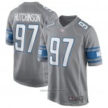 Maglia NFL Game Detroit Lions Aidan Hutchinson Grigio