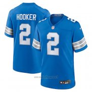 Maglia NFL Game Detroit Lions Hendon Hooker Blu Bianco