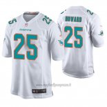 Maglia NFL Game Dolphins Xavien Howard Bianco