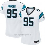 Maglia NFL Game Donna Carolina Panthers Johnson Bianco