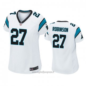Maglia NFL Game Donna Carolina Panthers Kenny Robinson Bianco