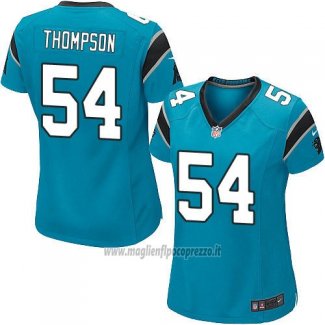 Maglia NFL Game Donna Carolina Panthers Thompson Blu