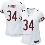 Maglia NFL Game Donna Chicago Bears Payton Bianco