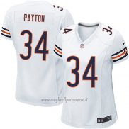 Maglia NFL Game Donna Chicago Bears Payton Bianco