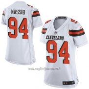 Maglia NFL Game Donna Cleveland Browns Carl Nassib Bianco