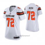 Maglia NFL Game Donna Cleveland Browns Eric Kush Bianco