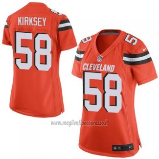 Maglia NFL Game Donna Cleveland Browns Kirksey Arancione