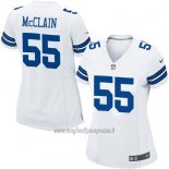 Maglia NFL Game Donna Dallas Cowboys Mcclain Bianco