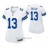 Maglia NFL Game Donna Dallas Cowboys Michael Gallup Bianco