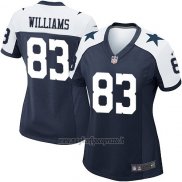 Maglia NFL Game Donna Dallas Cowboys Williams Blu Bianco