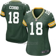 Maglia NFL Game Donna Green Bay Packers Cobb Verde Militar