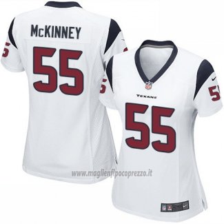 Maglia NFL Game Donna Houston Texans Mckinney Bianco