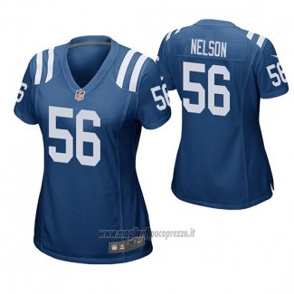 Maglia NFL Game Donna Indianapolis Colts Quenton Nelson Blu
