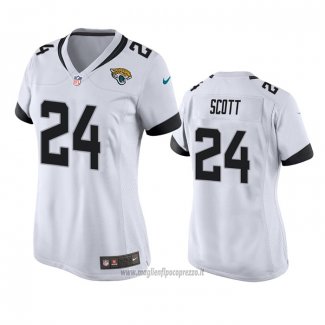 Maglia NFL Game Donna Jacksonville Jaguars Josiah Scott Bianco