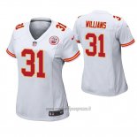 Maglia NFL Game Donna Kansas City Chiefs Darrel Williams Bianco