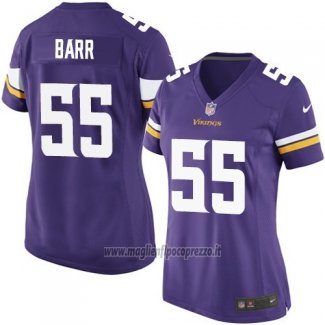 Maglia NFL Game Donna Minnesota Vikings Barr Viola