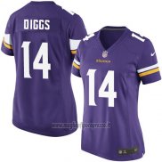 Maglia NFL Game Donna Minnesota Vikings Diggs Viola