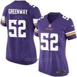 Maglia NFL Game Donna Minnesota Vikings Greenway Viola
