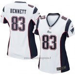 Maglia NFL Game Donna New England Patriots Bennett Bianco