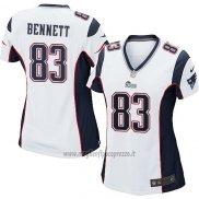 Maglia NFL Game Donna New England Patriots Bennett Bianco