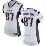 Maglia NFL Game Donna New England Patriots Gronkowski Bianco