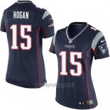 Maglia NFL Game Donna New England Patriots Hogan Nero