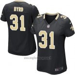 Maglia NFL Game Donna New Orleans Saints Byrd Nero