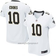 Maglia NFL Game Donna New Orleans Saints Cooks Bianco