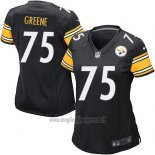 Maglia NFL Game Donna Pittsburgh Steelers Greene Nero