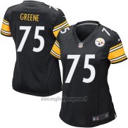 Maglia NFL Game Donna Pittsburgh Steelers Greene Nero