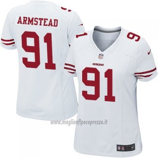 Maglia NFL Game Donna San Francisco 49ers Armstead Bianco
