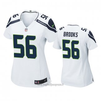 Maglia NFL Game Donna Seattle Seahawks Jordyn Brooks Bianco