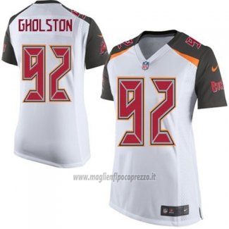Maglia NFL Game Donna Tampa Bay Buccaneers Cholston Bianco