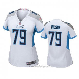 Maglia NFL Game Donna Tennessee Titans Isaiah Wilson Bianco