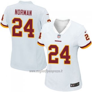 Maglia NFL Game Donna Washington Commanders Norman Bianco