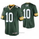 Maglia NFL Game Green Bay Packers 10 Jordan Love 2020 Verde