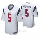 Maglia NFL Game Houston Texans Aj Mccarron Bianco