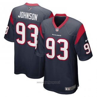 Maglia NFL Game Houston Texans Jaleel Johnson Blu