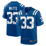 Maglia NFL Game Indianapolis Colts Armani Watts Blu