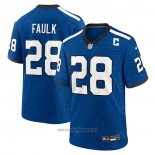 Maglia NFL Game Indianapolis Colts Marshall Faulk Indiana Nights Alternato Blu