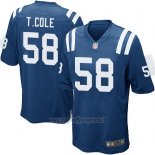 Maglia NFL Game Indianapolis Colts T.cole Blu