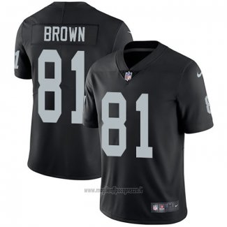 Maglia NFL Game Las Vegas Raiders 81 Tim Brown Nero