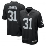 Maglia NFL Game Las Vegas Raiders Isaiah Johnson Nero