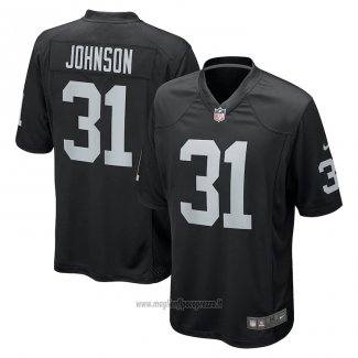 Maglia NFL Game Las Vegas Raiders Isaiah Johnson Nero