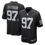 Maglia NFL Game Las Vegas Raiders Quinton Jefferson Nero