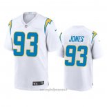 Maglia NFL Game Los Angeles Chargers Justin Jones 2020 Bianco